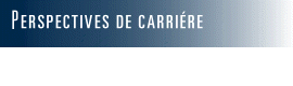 Perspectives de carrière